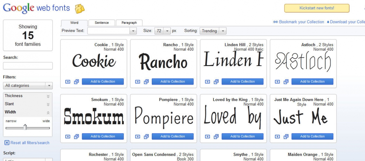 Google Fonts