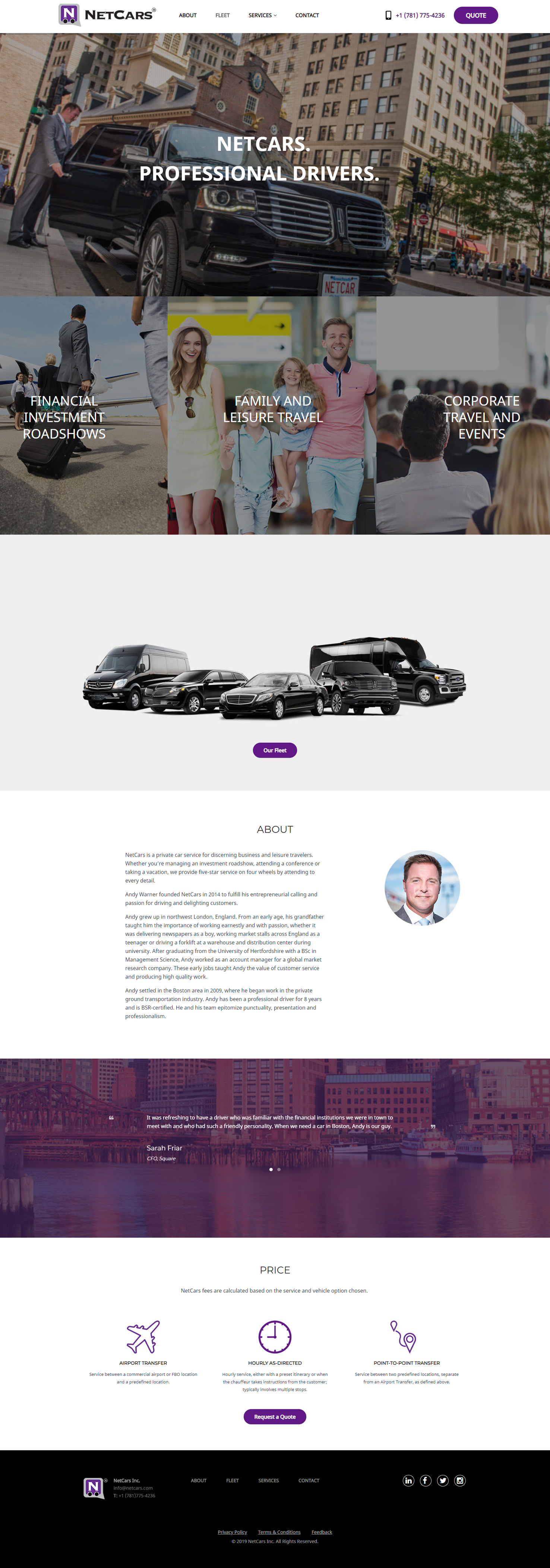 Netcars Enterprise Website Development and Design Project