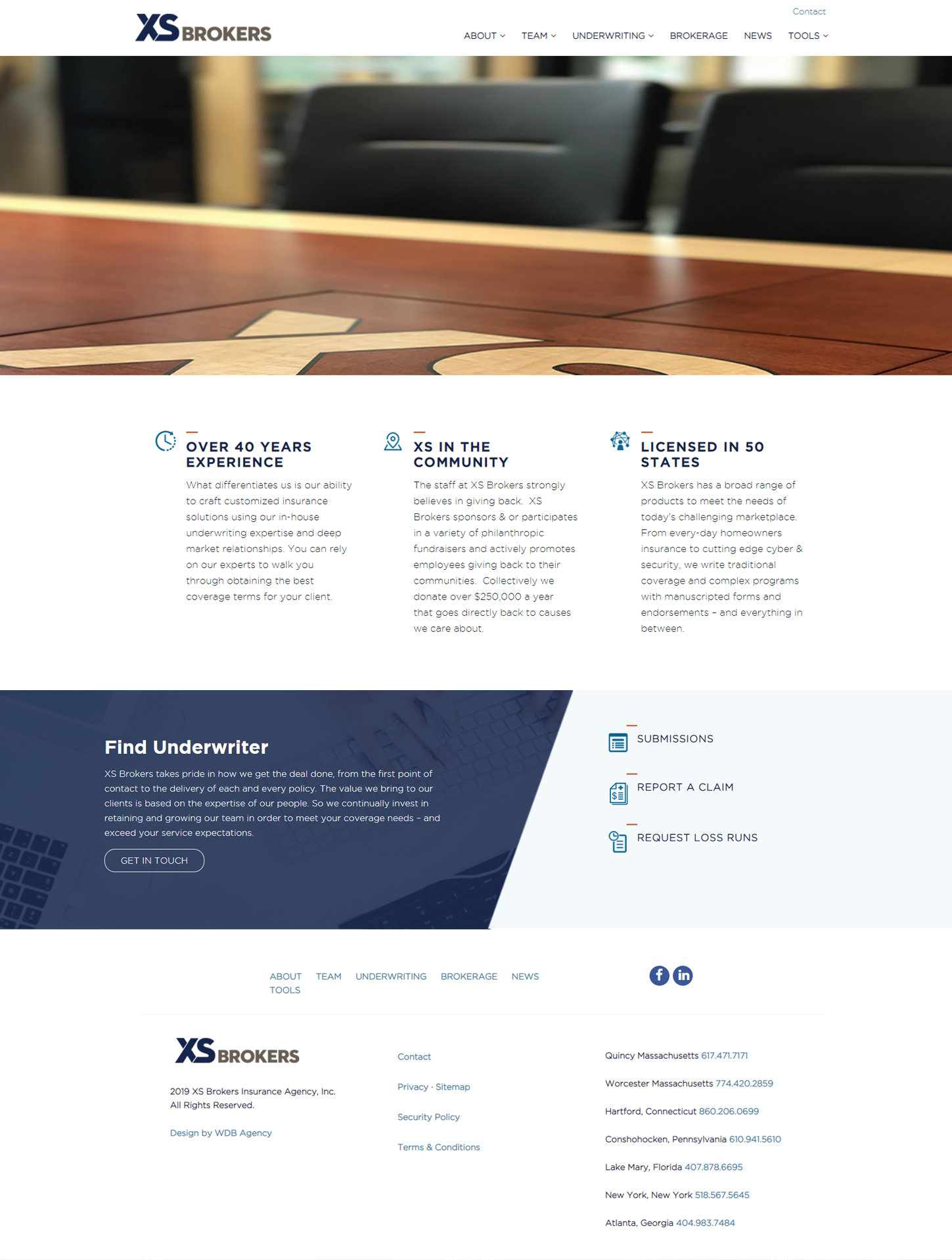 XSbrokers website development and design project