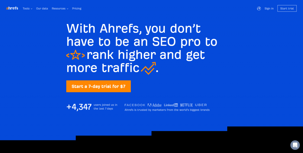 AHREFS team spent $33115 On their New Homepage copy. What can we learn from their experience?