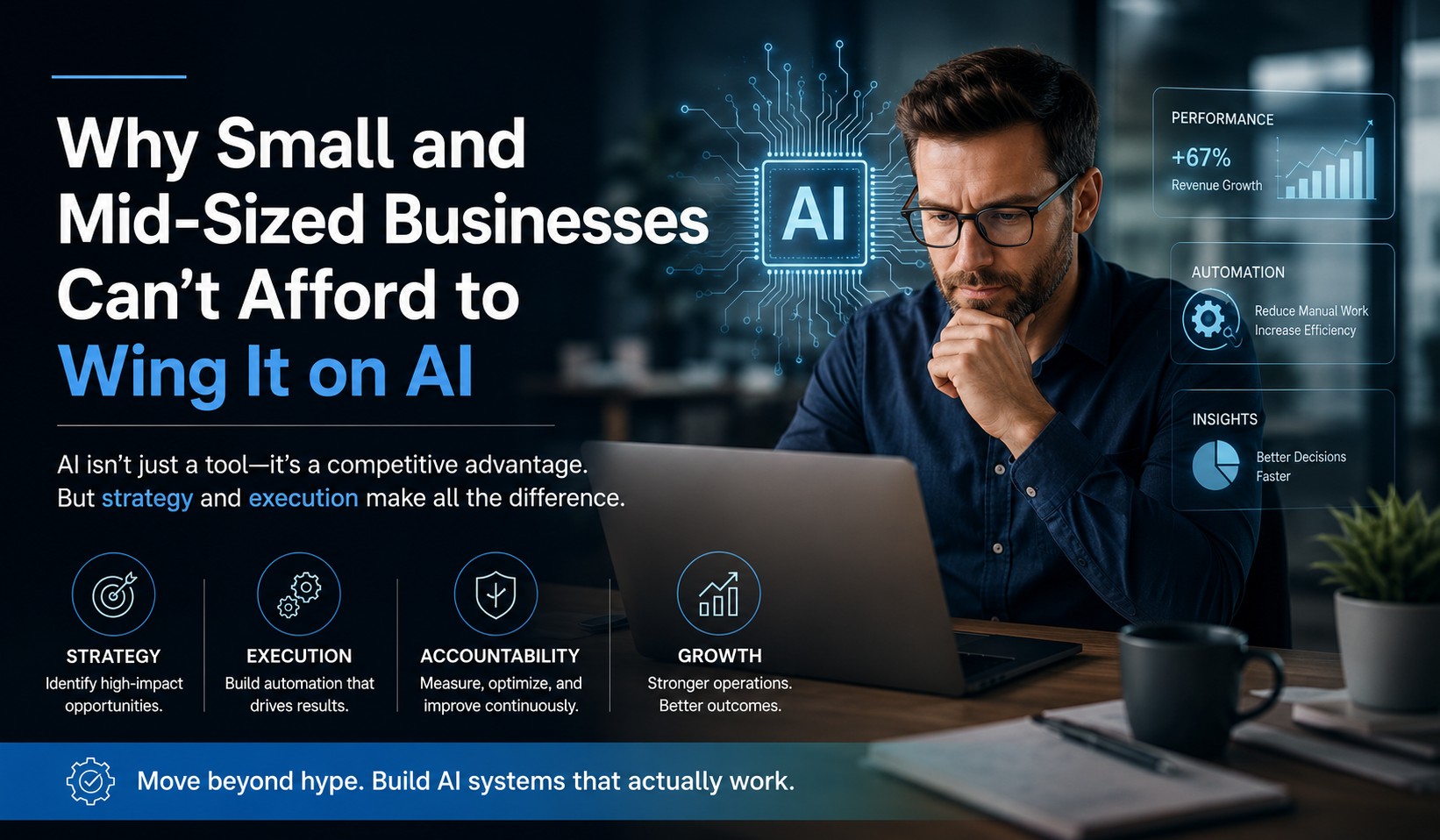Why Small and Mid-Sized Businesses Can’t Afford to Wing It on AI Why Small and Mid-Sized Businesses Can’t Afford to Wing It on AI